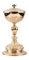 Golden Plated Ciborium H 27 cm