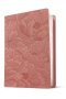 Premium Gift Bible NLT, Filament Enabled (LeatherLike, Dusty Pink Petals, Red Letter)