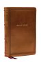 KJV Large Print Reference Bible, Brown Leathersoft, Red Letter, Comfort Print (Sovereign Collection)