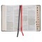 KJV Study Bible LP Faux Leather, Two-tone Black and Gray