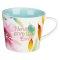 Mug Pink Daisies Never Give