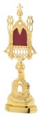 Gold Plated Reliquary H 28 cm
