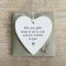 May Your Glass Be Full Porcelain Round Heart