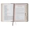 NLT, The Spiritual Growth Bible Faux Leather, Two-tone Pink and Brown