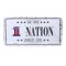 One Nation Number Plate Tag