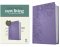 NLT Giant Print Bible, Filament Enabled (LeatherLike, Lavender Floral, Red Letter)