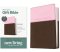 Premium Gift Bible NLT, Filament Enabled, TuTone (LeatherLike, Pink/Dark Brown, Red Letter)