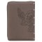 Floral Dusty Taupe Faux Leather Large Print Compact King James Version Bible