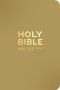 NIV Pocket Latte Bible with Gold Zip