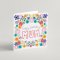 Happy Birthday Mum (Floral) Greeting Card & Envelope