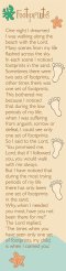 Bookmarks - Footprints (Shell) - Pack of 10 Individual Design
