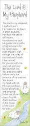 Bookmarks - The Lord Is My Shepherd Pack of 10 Individual Designs