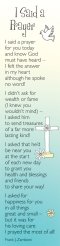 Bookmarks - I Said A Prayer - Pack of 10