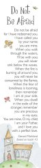 Bookmarks - Do Not Be Afraid Pack of 10 Individual Design