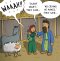 Not a Silent Night Christmas Card - Nutty Nativity