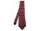 Diamond Cross Burgundy Polyester Tie
