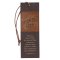 Bookmark-Man Of God (1 Timothy 6:11)-Honey-Brown/Espresso Faux Leather