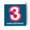3rd birthday card with bible verse