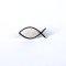 Lapel Pin Christian Fish Silver Pack of 6