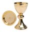 Gold Plated Chalice with Paten H 19 cm
