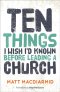 Ten Things I Wish I'd Known Before Leading a Church