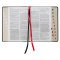 KJV Black and Gray Faux Leather King James Study Bible with Thumb Index