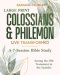 Colossians & Philemon: Live Transformed (Large Print)