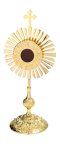 Gold Plated Reliquary H 44cm