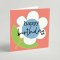 Happy Birthday (Coral) Greeting Card