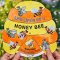 Honey Bee Life Cycle Colour-In Sticker Wheels (Pack of 4)