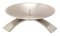 Nickel Plated Candlestand with Small Thorn D 9.5 cm