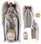 9 1/2" Resin Holy Family & Angel Nativity