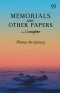 Memorials And Other Papers - Complete