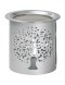 Silver Iron Incense Burner H 8 cm