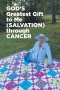 GOD'S Greatest Gift to Me (SALVATION) through CANCER
