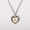 18" Sterling Silver Mustard Seed Heart Necklace
