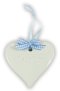 Baby Boy Ceramic Heart