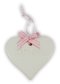 Baby Girl Ceramic Heart