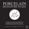 Porcelain Signature Plate