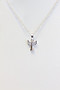 Cubic Zirconia Angel Pendant