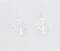 Tree Of Life Drop Earrings (Sterling Silver) - 15mm Diameter (H1394)