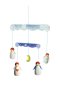 Hand-Painted 3D Wooden Angel Mobile (Ref: 930)