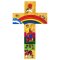 12cm Rainbow Cross