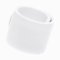 White Foam Snap-On Bracelets