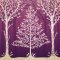 Christmas Cards: Winter Trees (Pack of 4)