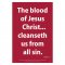 Waterproof Scripture Poster: 1Jn. 1.7