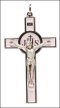 3" Pink Enamel Metal Crucifix