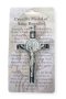 3" Black Enamel Metal Saint Benedict Crucifix