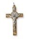 3" Saint Benedict Olive Wood Crucifix
