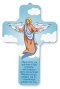 7 1/4" Guardian Angel Wood Cross